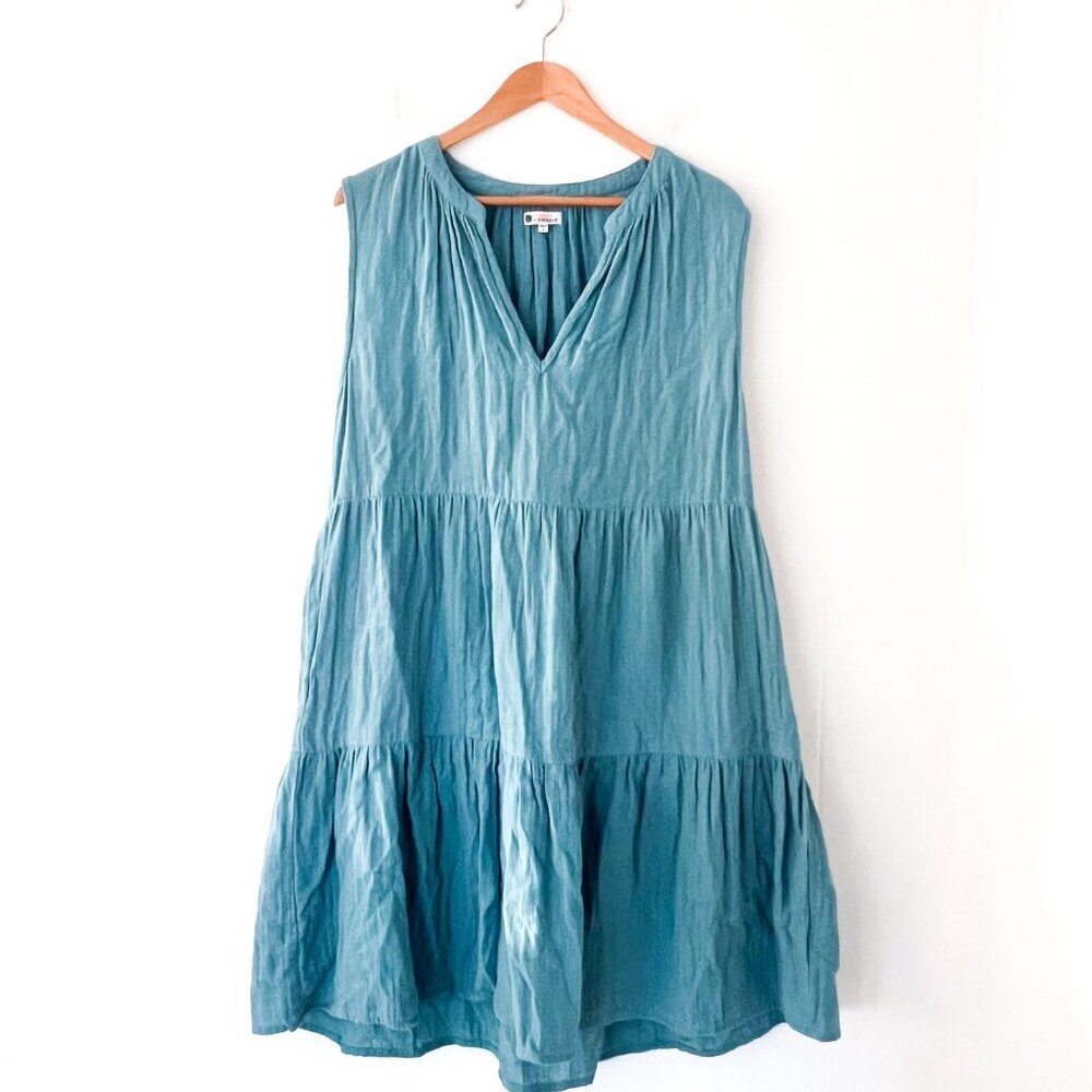Evereve Sundry French Blue The Everyday Dress Pockets size: 2 = M - Picture 4 of 10